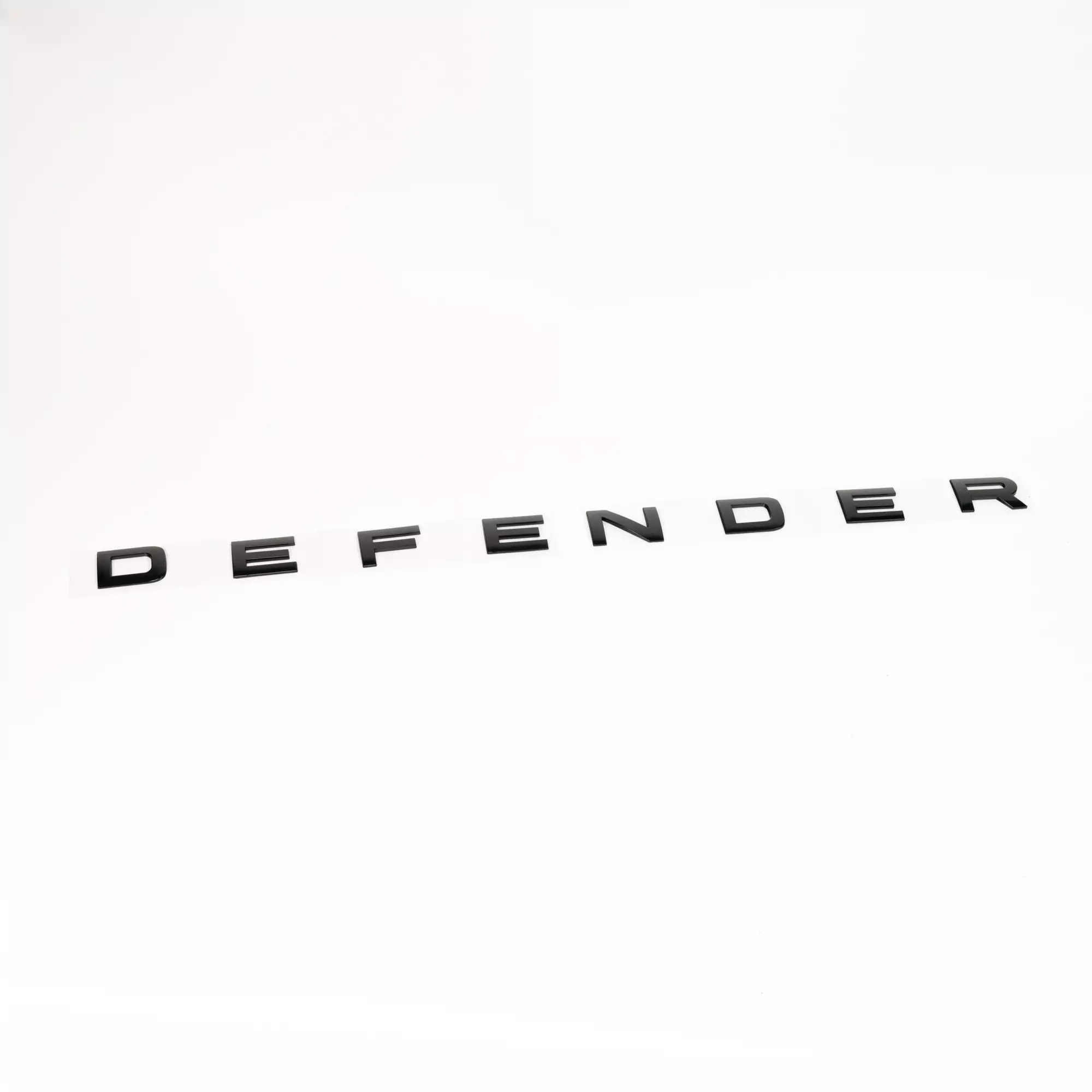 defender front black badging